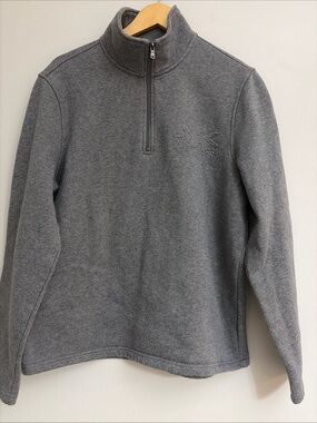 Michael Kors Men's Heather Gray Half-Zip Pullover